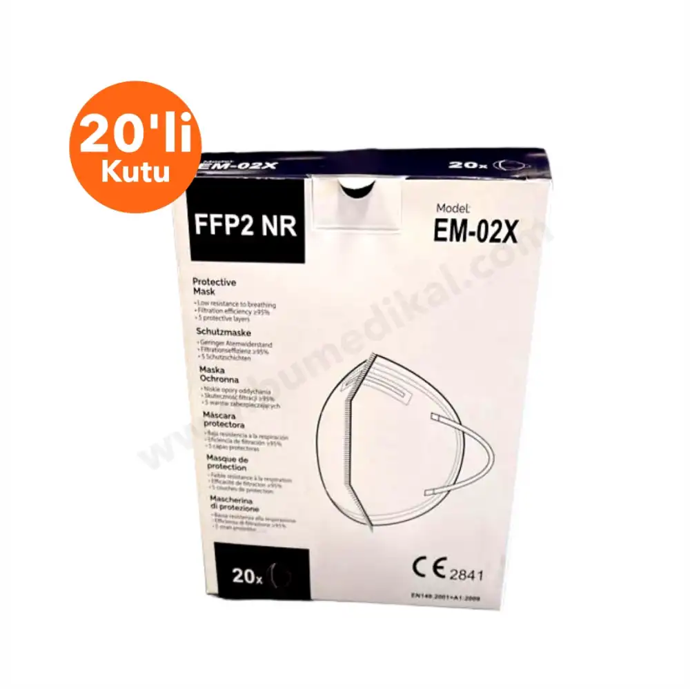 FFP2 Medikal Maske 20li Kutu