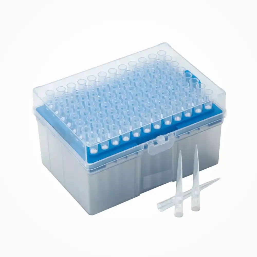 Filtreli Pipet Ucu Steril 100 µl - Uzun Şeffaf 96lı Paket