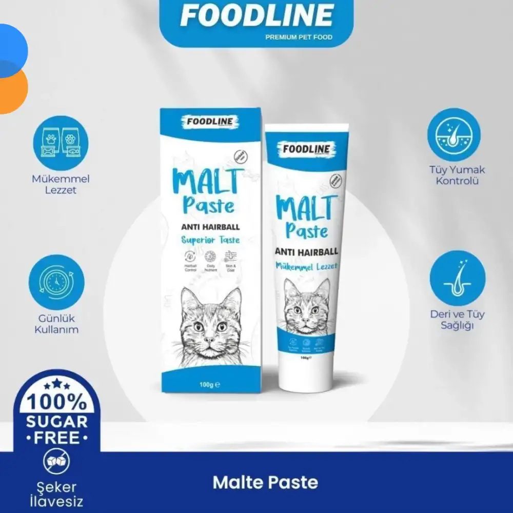 Foodline Anti-Hairball Malt Macun 100gr | Tüy Yumağı Önleyici