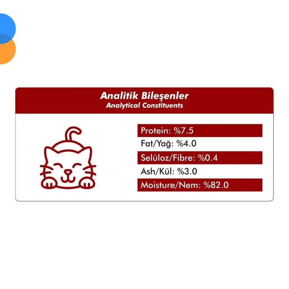 Foodline Biftekli Parça Etli Yetişkin Kedi Konserve 400gr x 6 Adet
