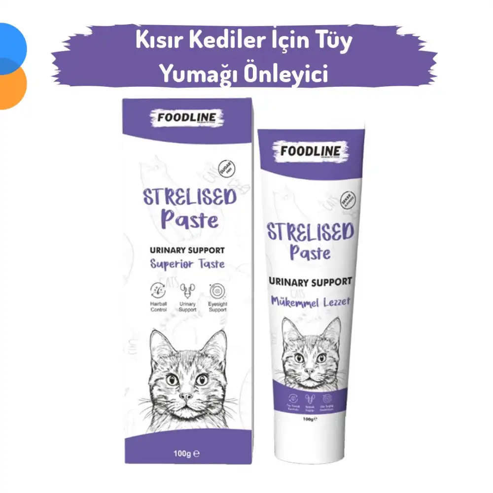 Foodline Sterilised Malt Macun 100gr | Kısır Kediler İçin Tüy Yumağı Önleyici