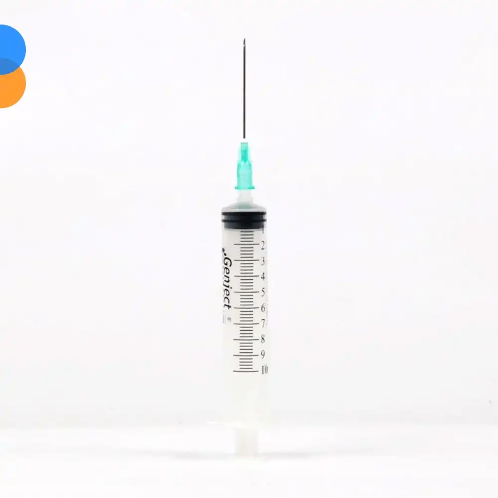 Genject 3P 10ml (Contalı) Yeşil İğneli Enjektör 21Gx38mm 250li Kutu