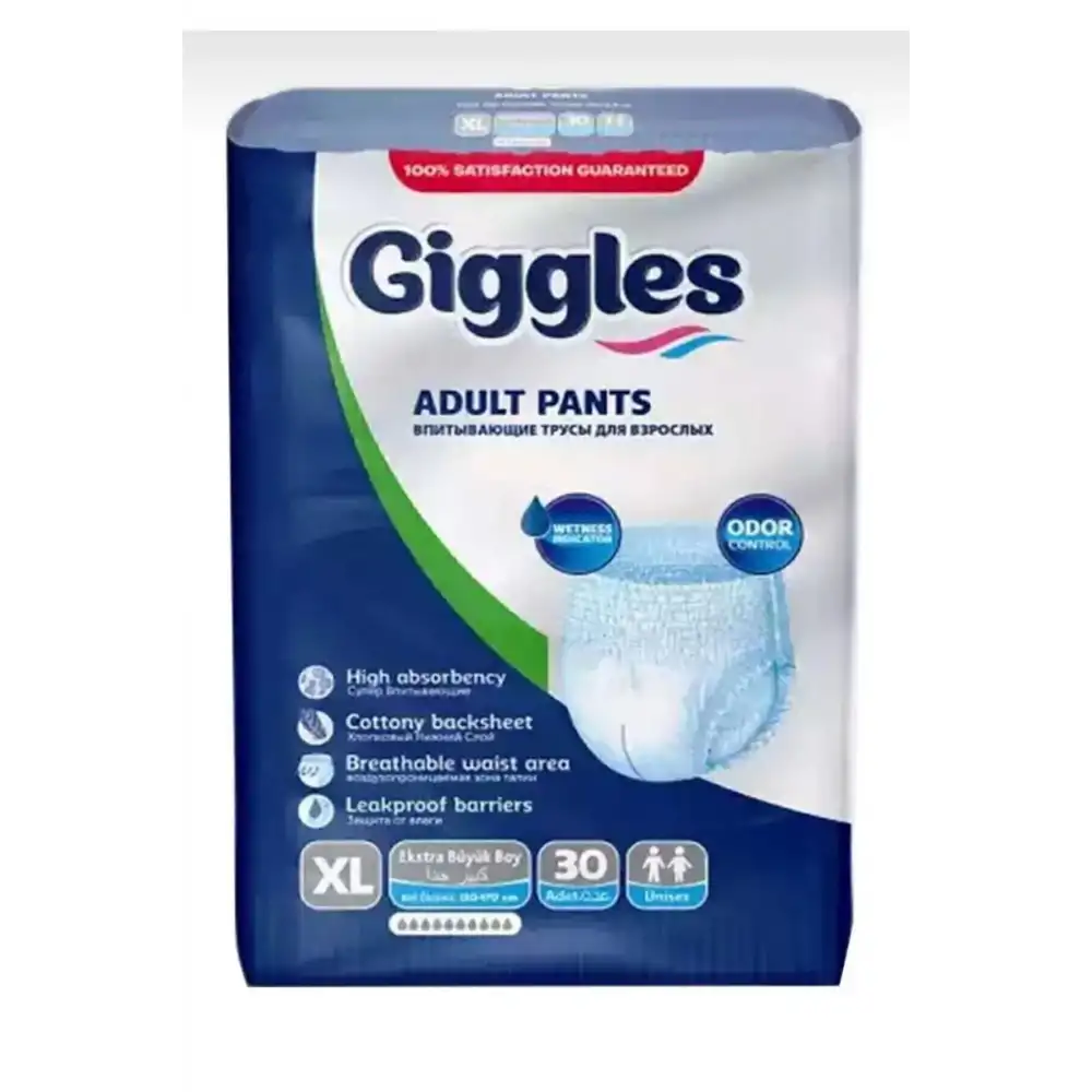 Giggles Emici Külot Extra Large (XL) Hasta Bezi | 30lu Paket