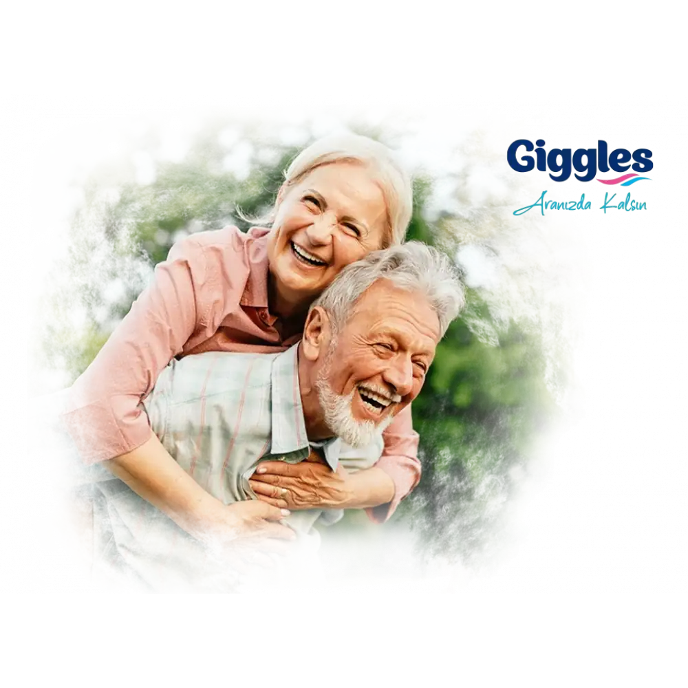 Giggles Yetişkin Bel Bağlamalı Hasta Bezi Medium - 60 Adet