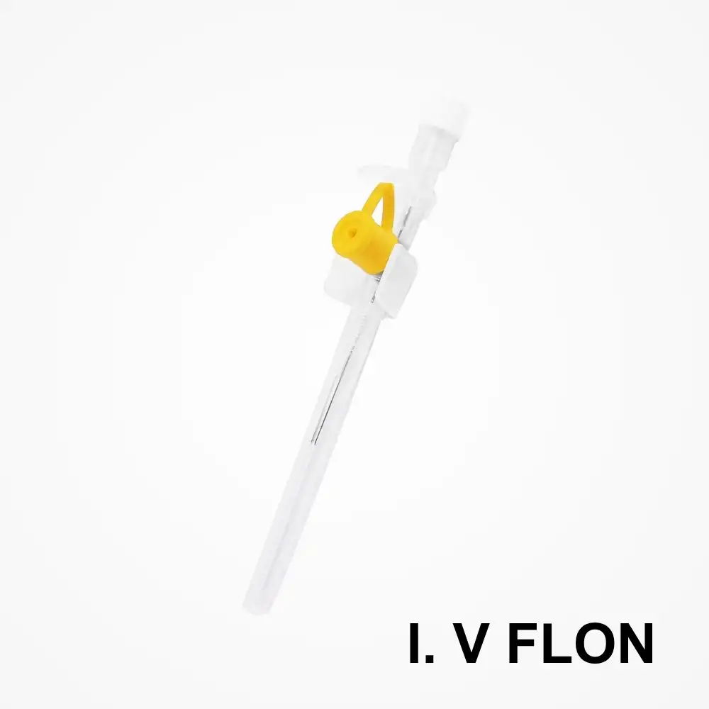 IV FLON Branül (İntraket) Sarı 24G - 100lü Kutu