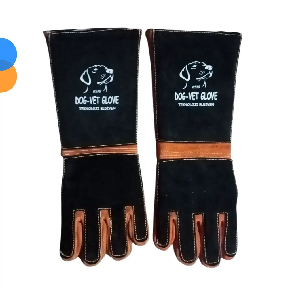 Köpek Tutma & Yakalama Eldiveni (Koruma Veteriner Eldiveni) - Çift