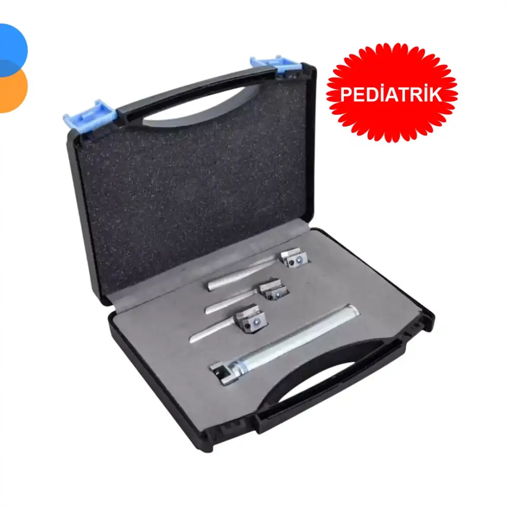 VZN Laringoskop Miller 3 Bladeli Set (Pediatrik)