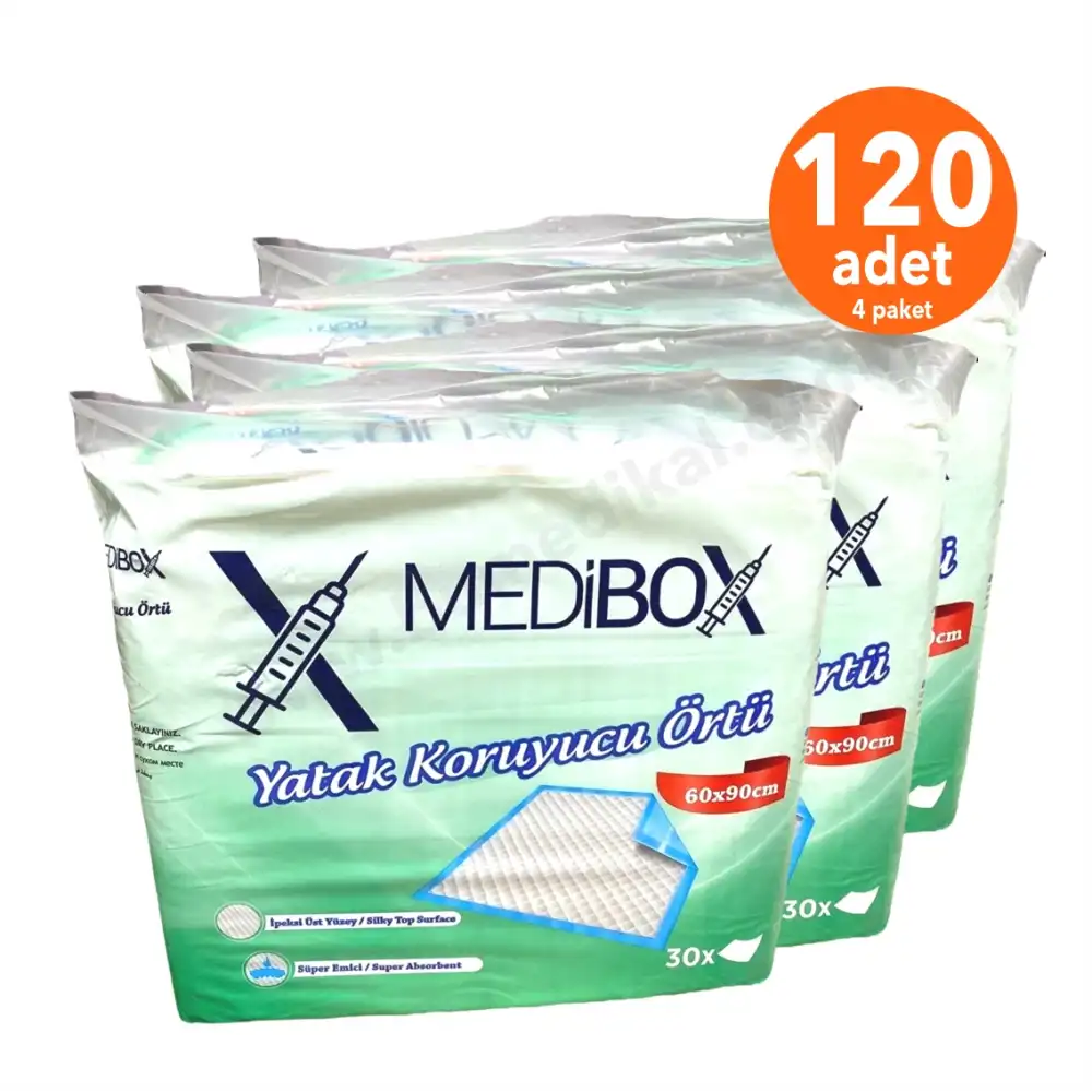 Medibox Yatak Koruyucu 60x90cm - 120 adet