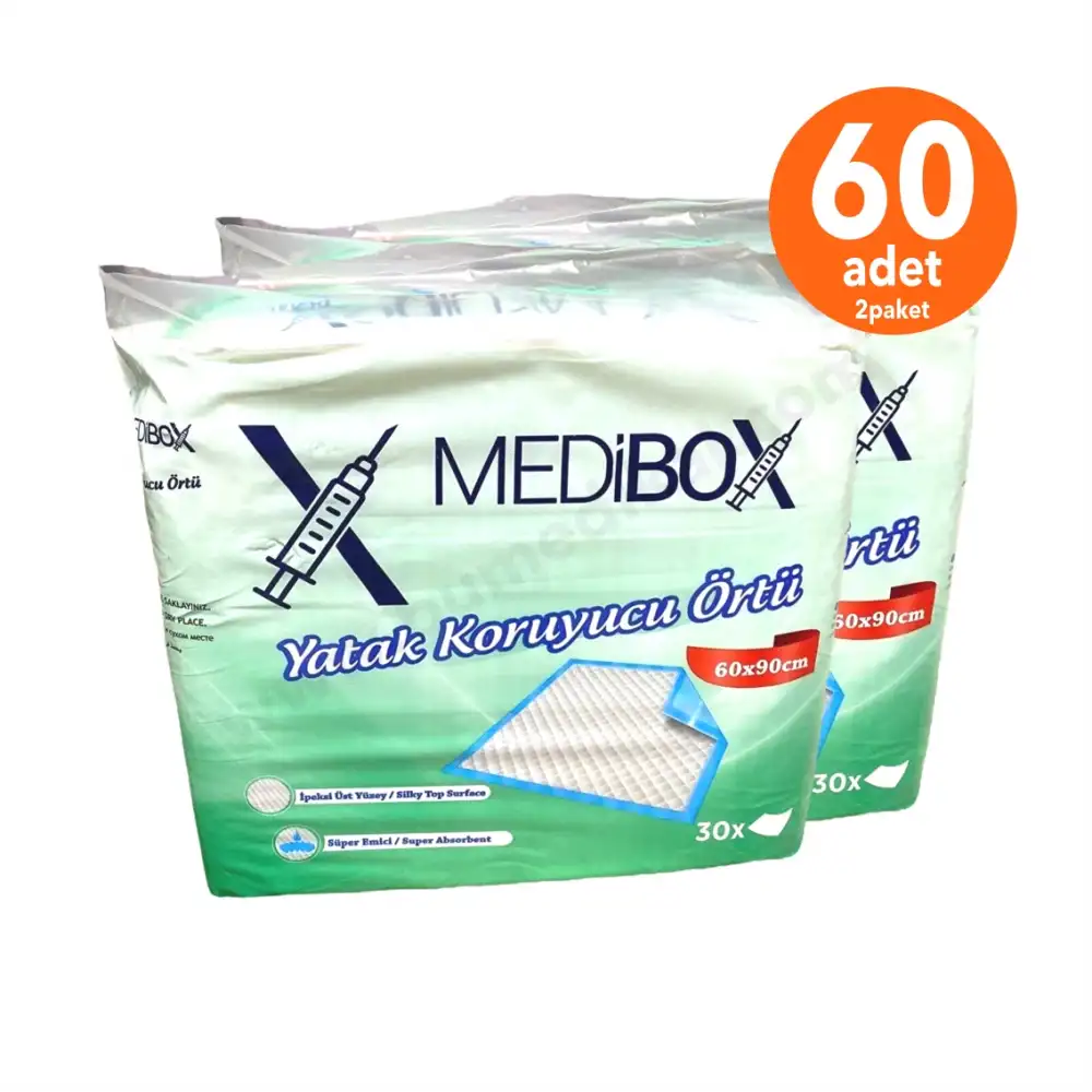 Medibox Yatak Koruyucu 60x90cm - 60 adet