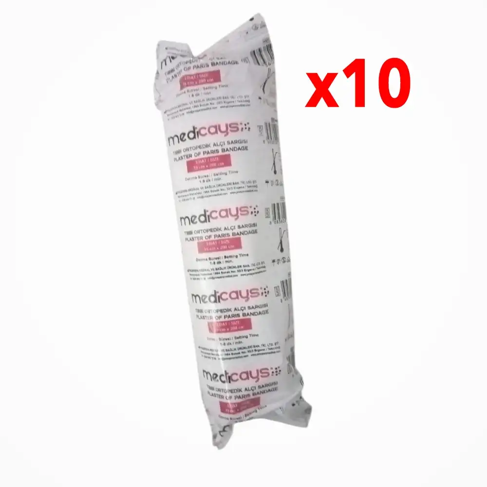 Medicays Alçılı Sargı 15cm x 2 metre - 10 Adet