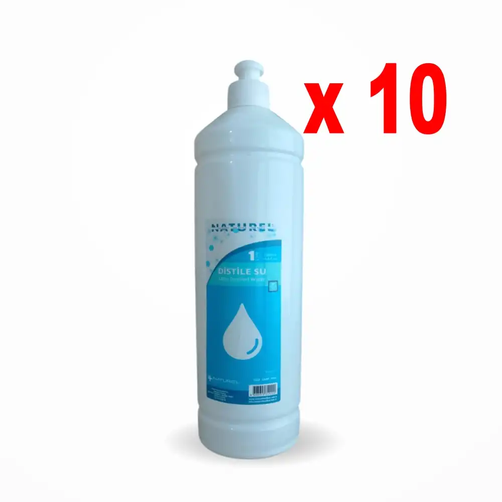 Naturel Distile Su (Saf Su) 1 LT - 10 Adet