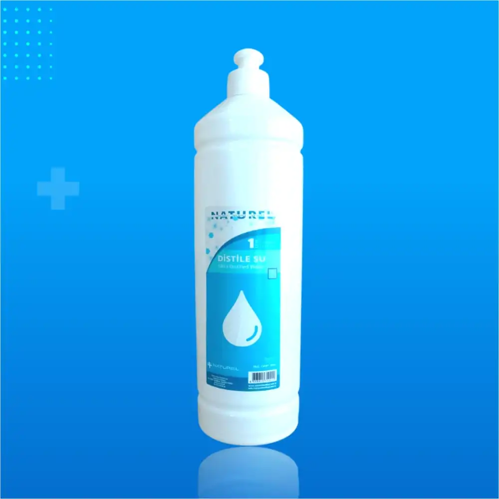 Naturel Distile Su (Saf Su) 1 LT - 20 Adet (1 Koli)