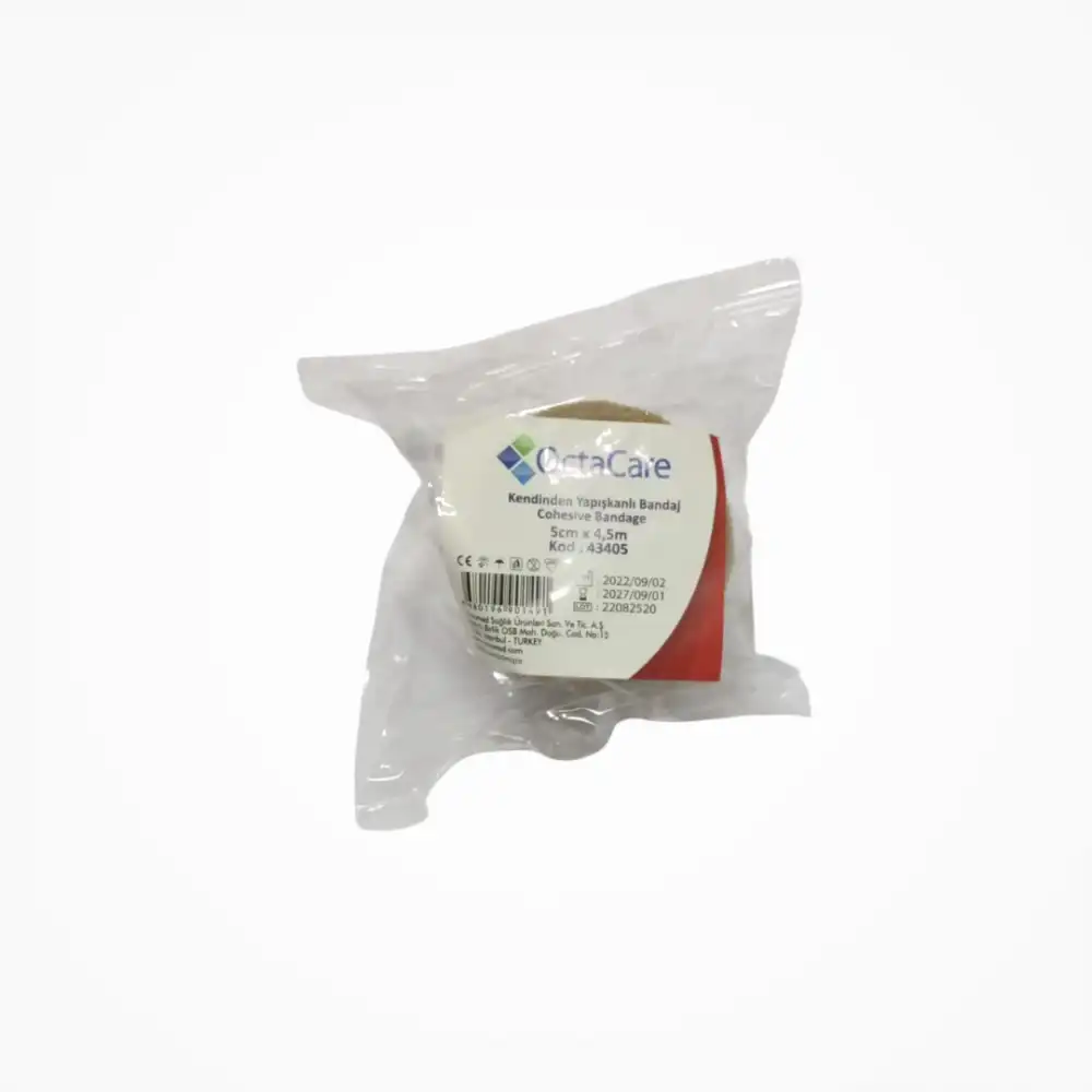 OctaCare Kendinden Yapışabilen Coban Bandaj 5cm - Ten Rengi