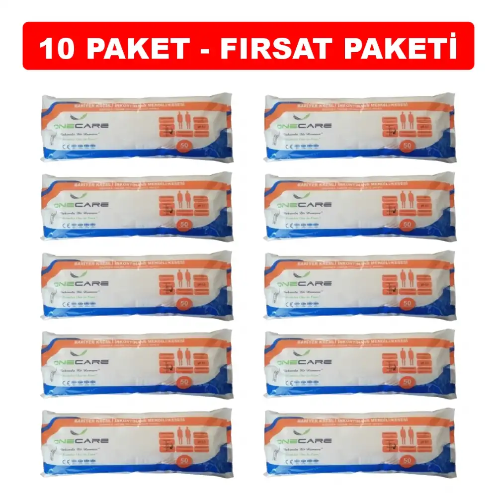 OneCare Vücut (Perine) Temizleme Havlusu 50li Paket - 10 Paket