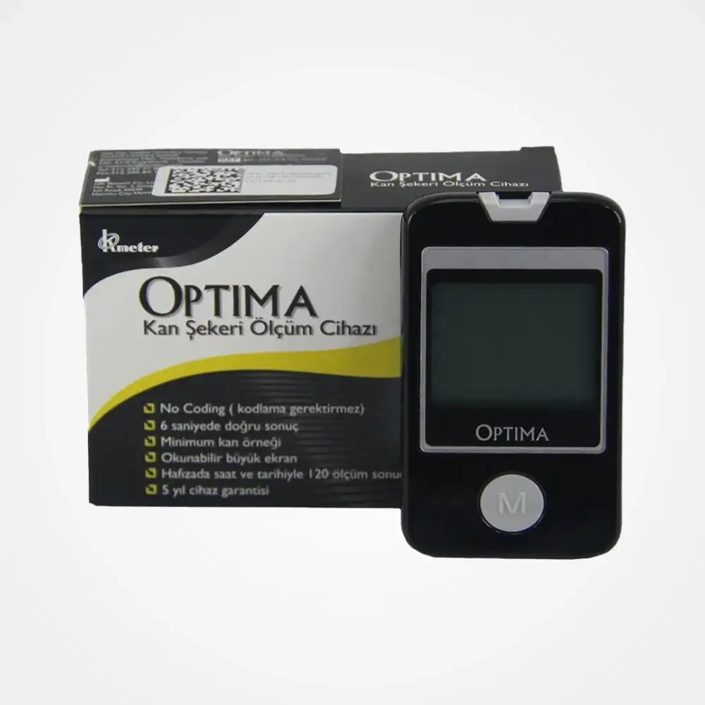 Optima Şeker Ölçüm Cihazı + Şeker Stribi 50li