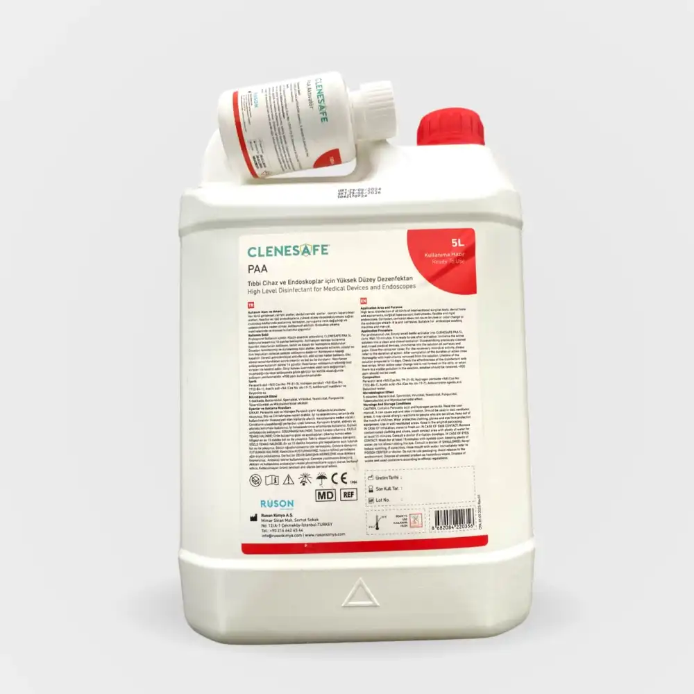 PAA Tıbbi Cihaz ve Endoskop Dezenfektanı 5 LT