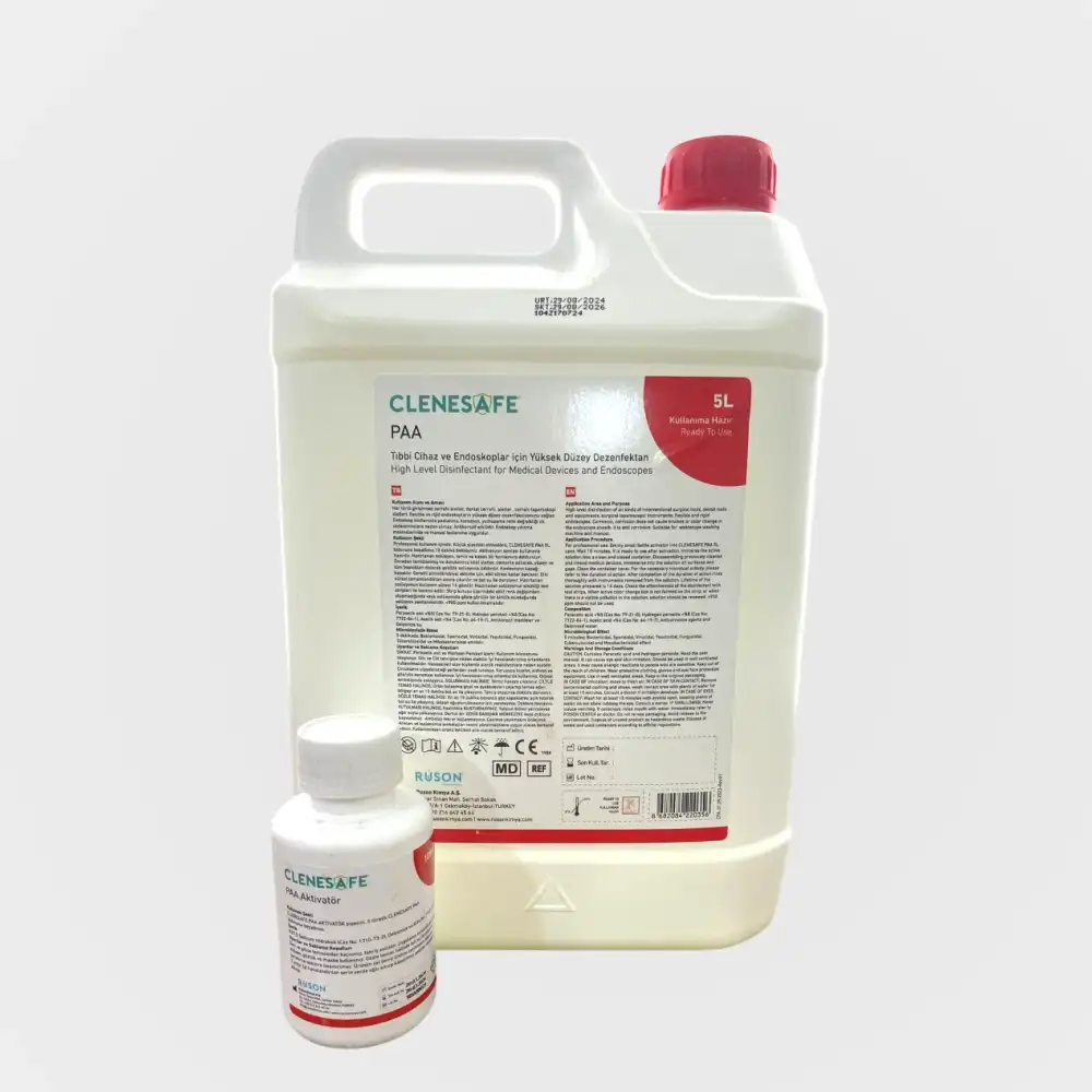 PAA Tıbbi Cihaz ve Endoskop Dezenfektanı 5 LT