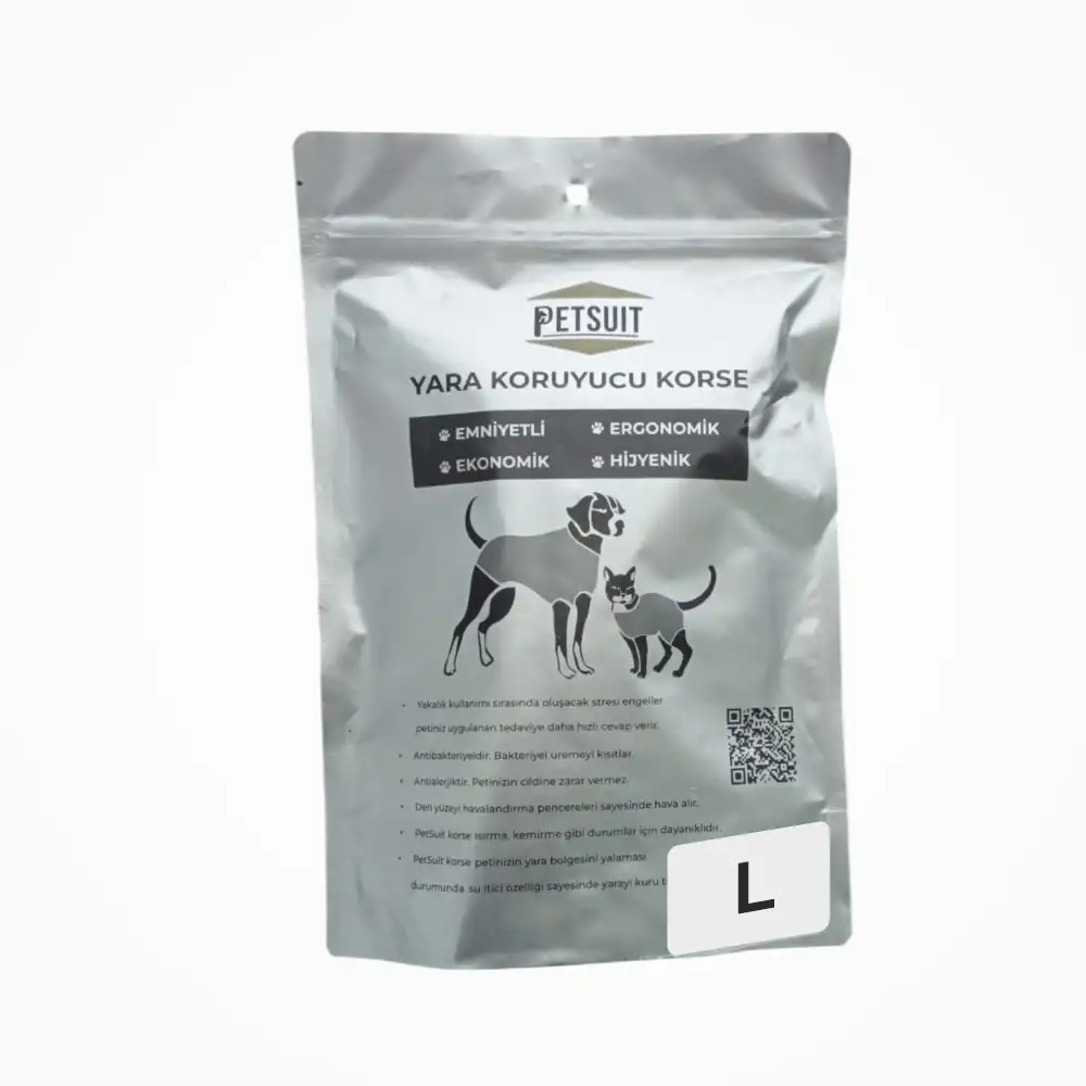 PetSuit Kedi Köpekler için Yara Koruyucu Korse (L) Large