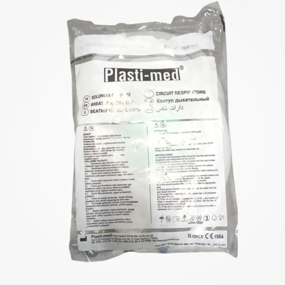 Plasti-Med Anestezi (Solunum) Devresi Koruge Yetişkin - Balonlu