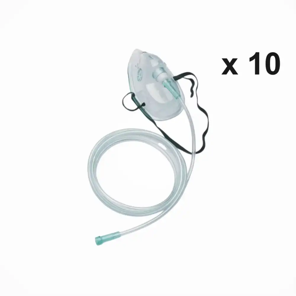 Plastimed Oksijen Maskesi - Yetişkin - 10 Adet