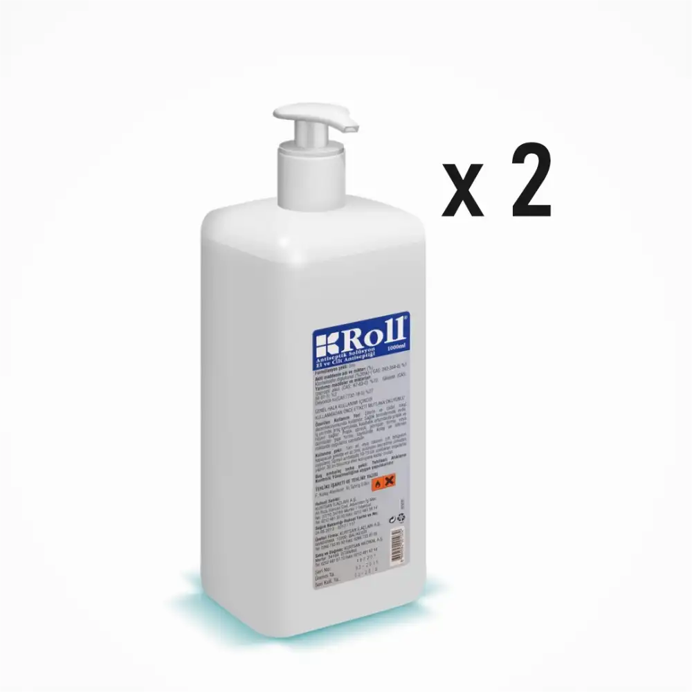 Roll Antiseptik El Cilt Dezenfektanı (Antiseptiği) 1 LT - 2 Adet