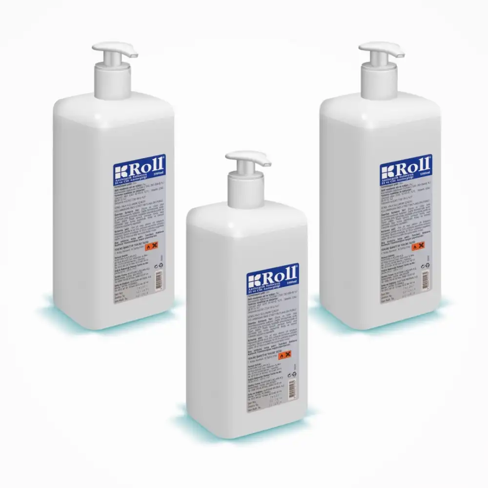Roll Antiseptik El Cilt Dezenfektanı (Antiseptiği) 1 LT - 3 Adet