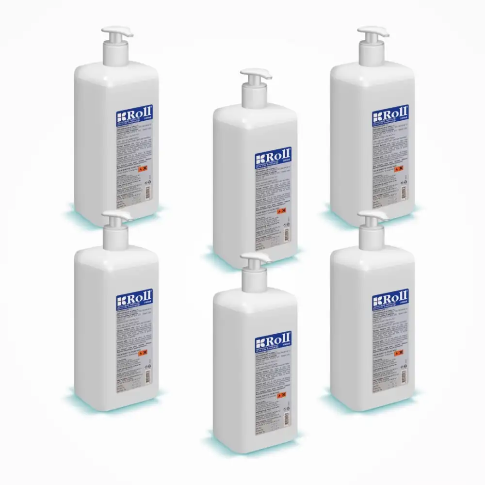 Roll Antiseptik El Cilt Dezenfektanı (Antiseptiği) 1 LT - 6 Adet