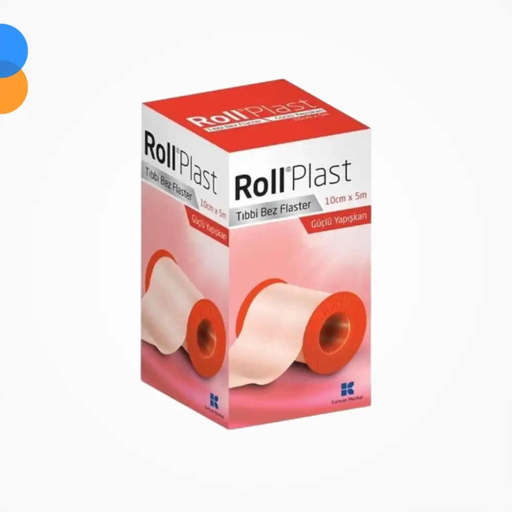 Roll Plast Tıbbi Bez Flaster 10cm x 5m - 10 Adet