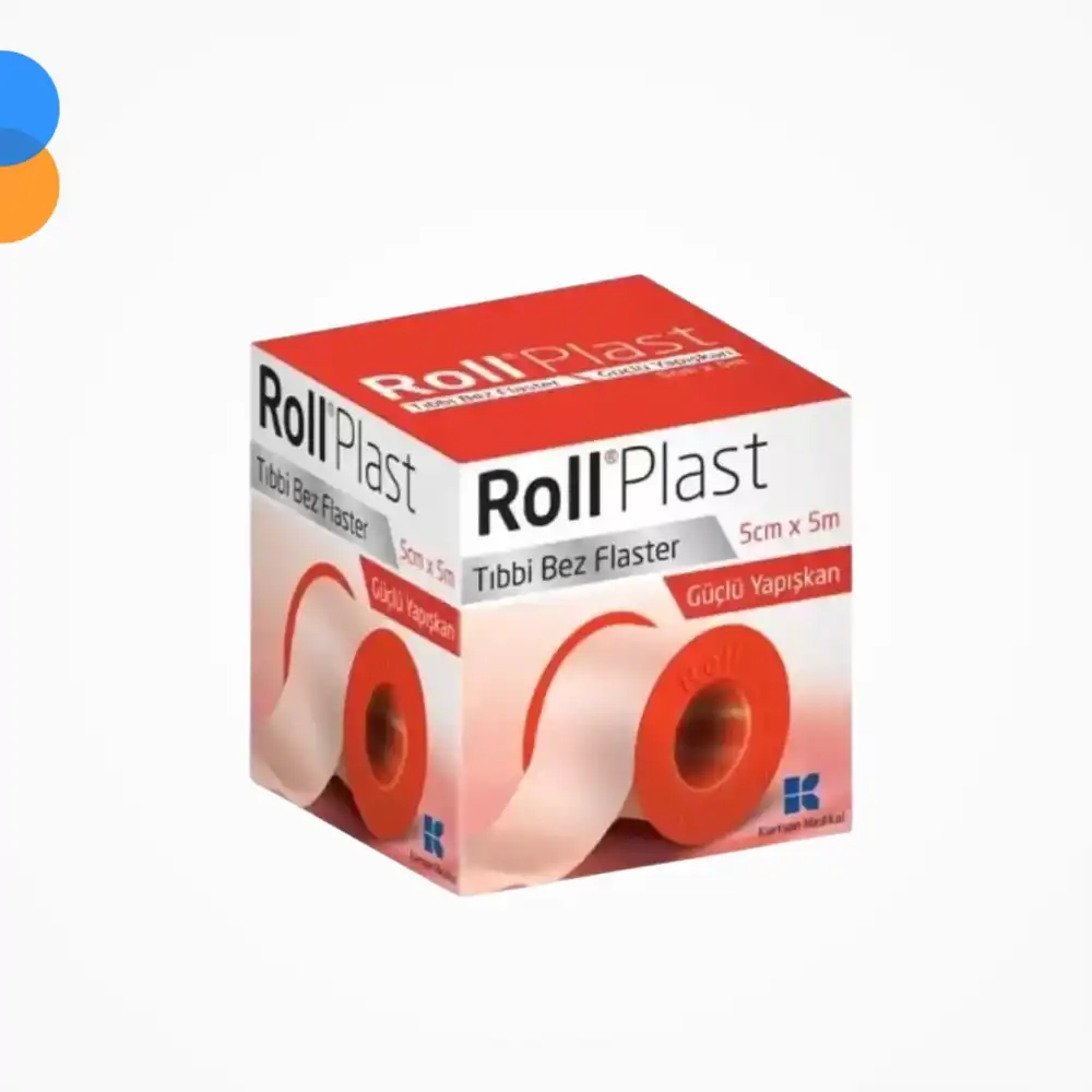 Roll Plast Tıbbi Bez Flaster 5cm x 5m