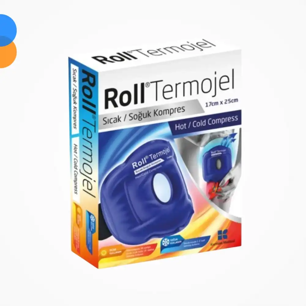 Roll Termojel Diz için Sıcak Soğuk Kompres 17 x 25 cm