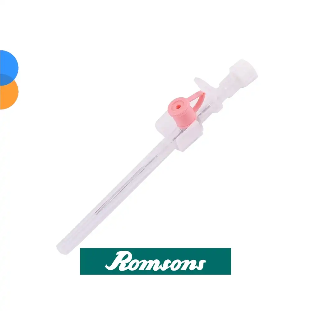 Romsons Branül (Anjiokat) Pembe 20G 100lü Kutu