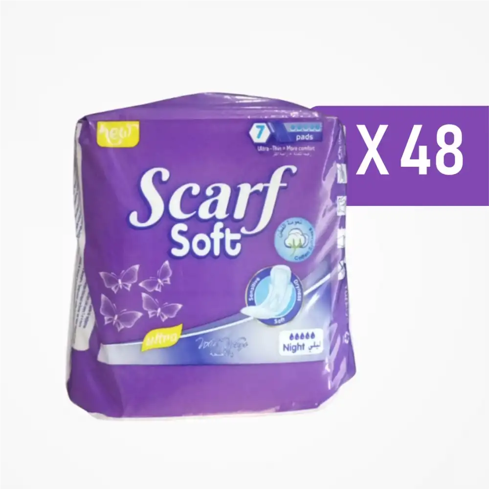 Scarf Soft Gece Pedi Ultra İnce 7li Paket x 48 Paket (336 Adet)