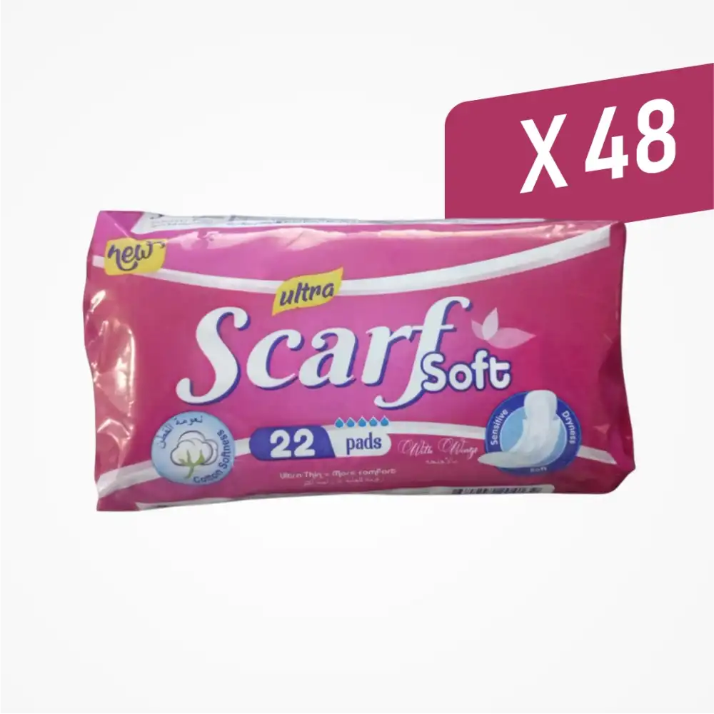 Scarf Soft Hijyen Günlük Pedi 22li Paket x 48 Paket (1056 Adet)