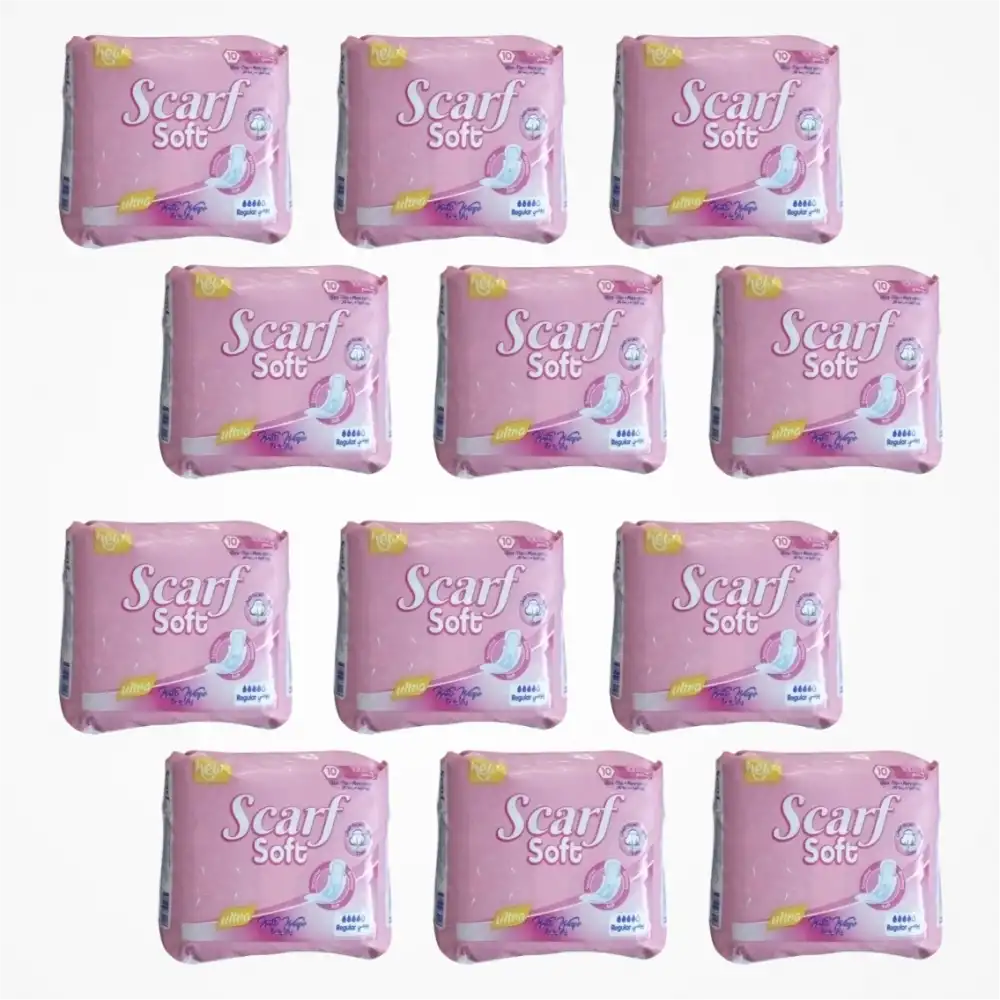 Scarf Soft Hijyen Günlük Pedi Ultra İnce 10lu Paket x 12 Paket (120 Adet)