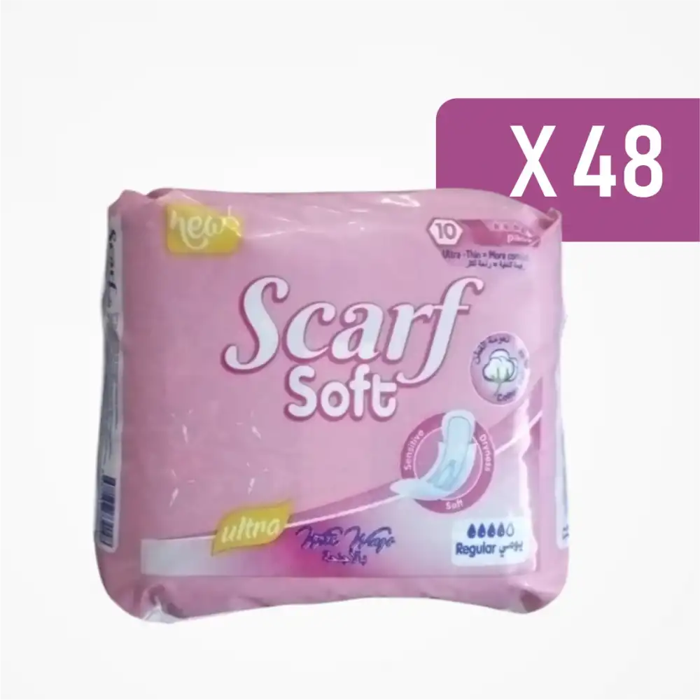 Scarf Soft Hijyen Günlük Pedi Ultra İnce 10lu Paket x 48 Paket (480 Adet)