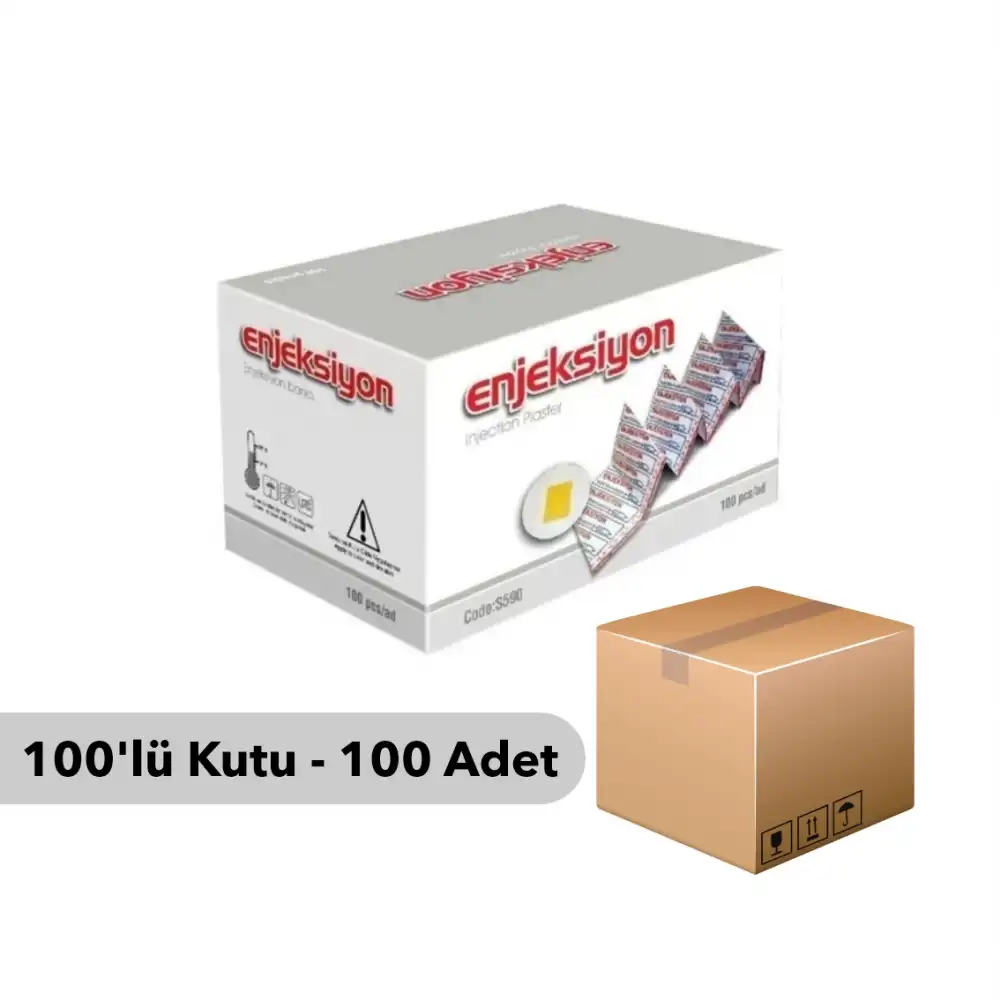 Seyitler Enjeksiyon Bandı (Aşı Bandı) 100lü Kutu - 100 adet