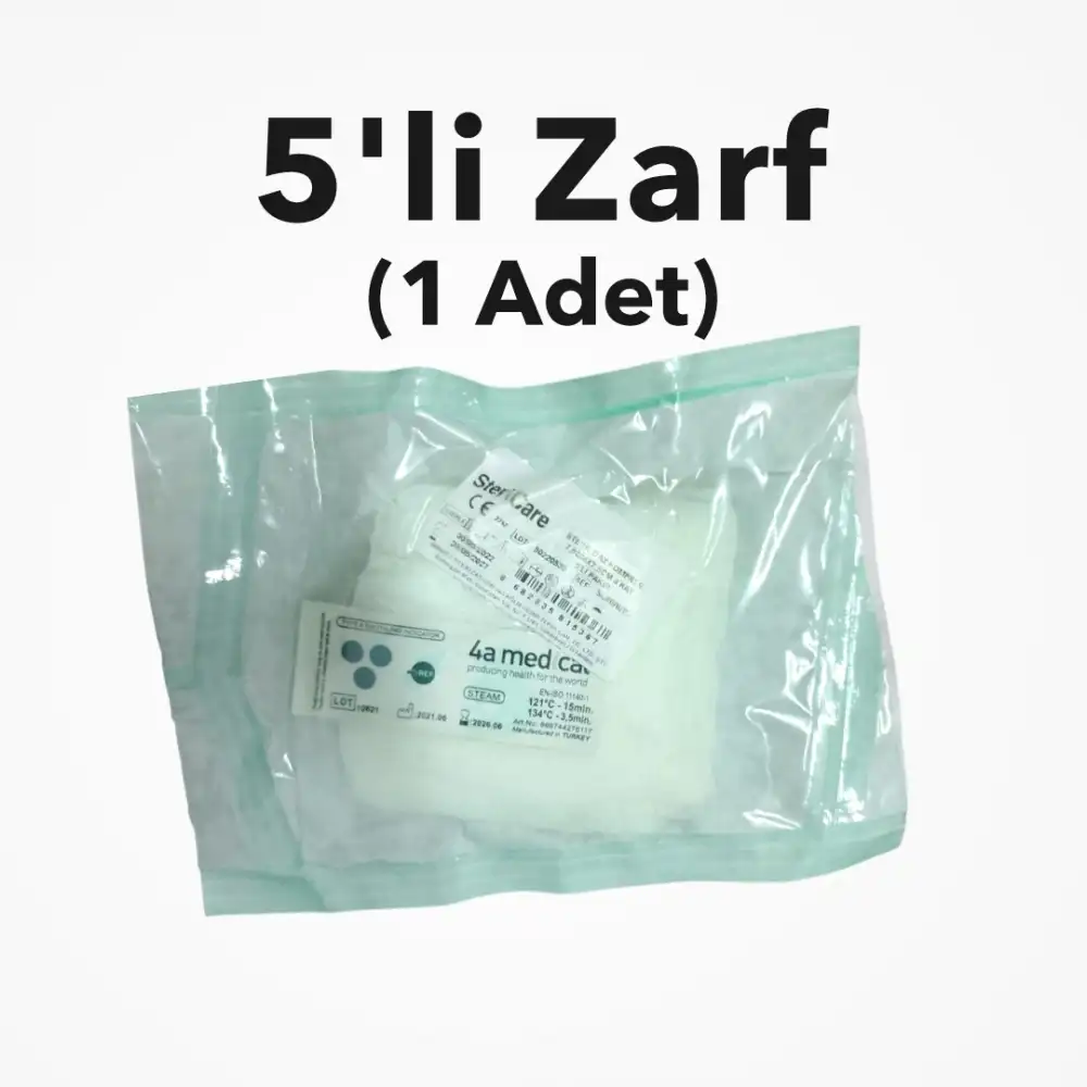 Stericare Steril Gaz Kompres 7,5cm x 7,5cm 5li Zarf - 1 Zarf (Adet)