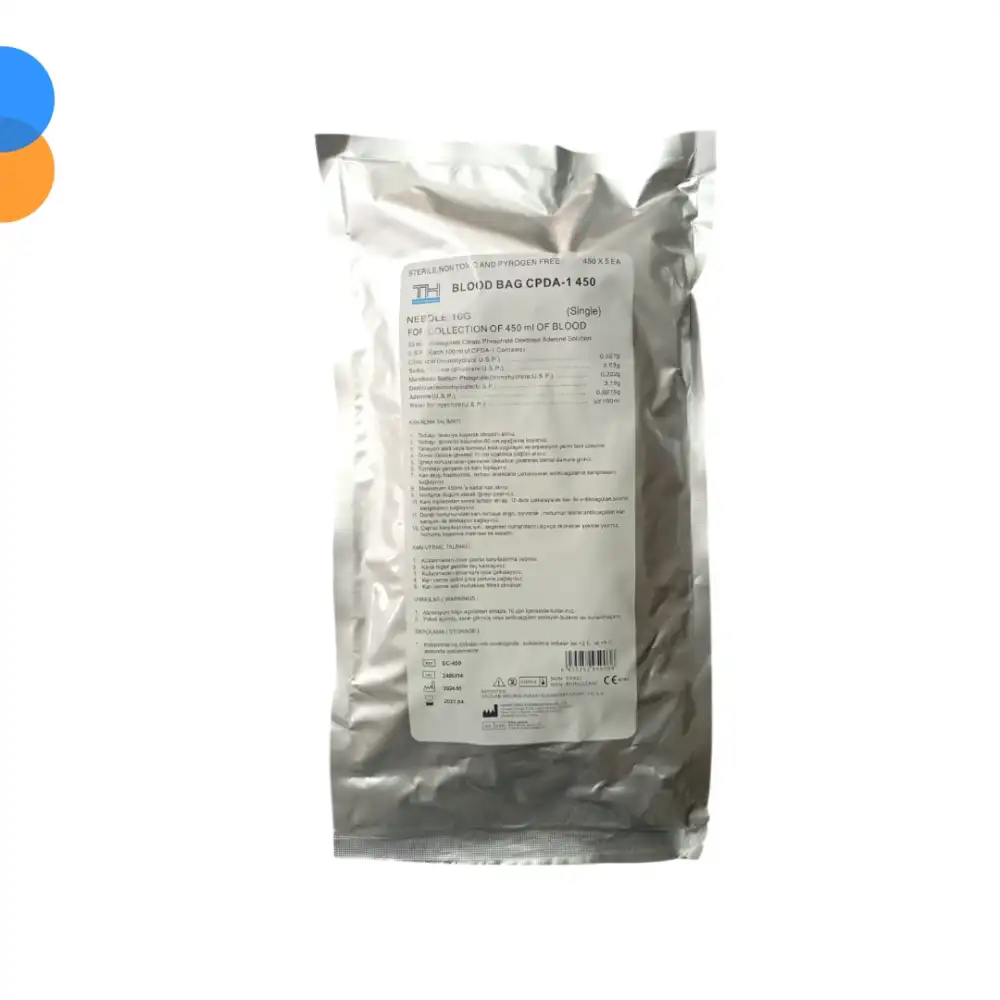 TH Kan Torbası Tekli 5li Paket