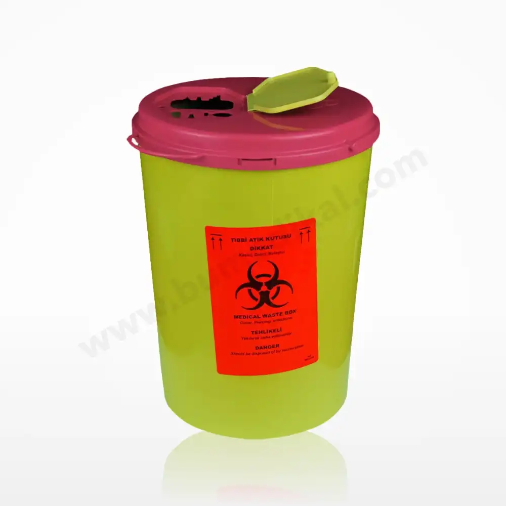 Tıbbi Atık Kovası 10 Lt | 10 Adet