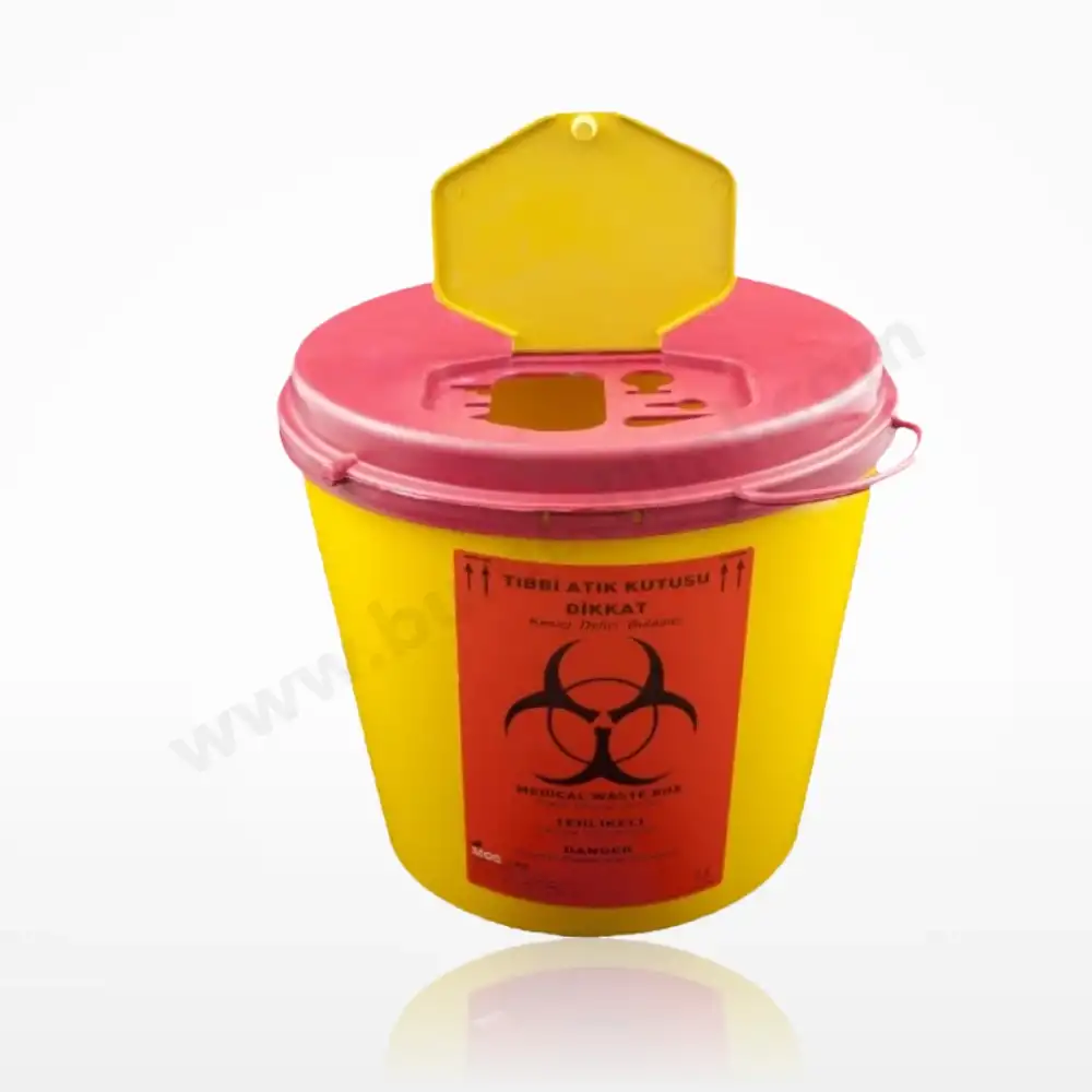Tıbbi Atık Kovası 5 Lt | 10 Adet