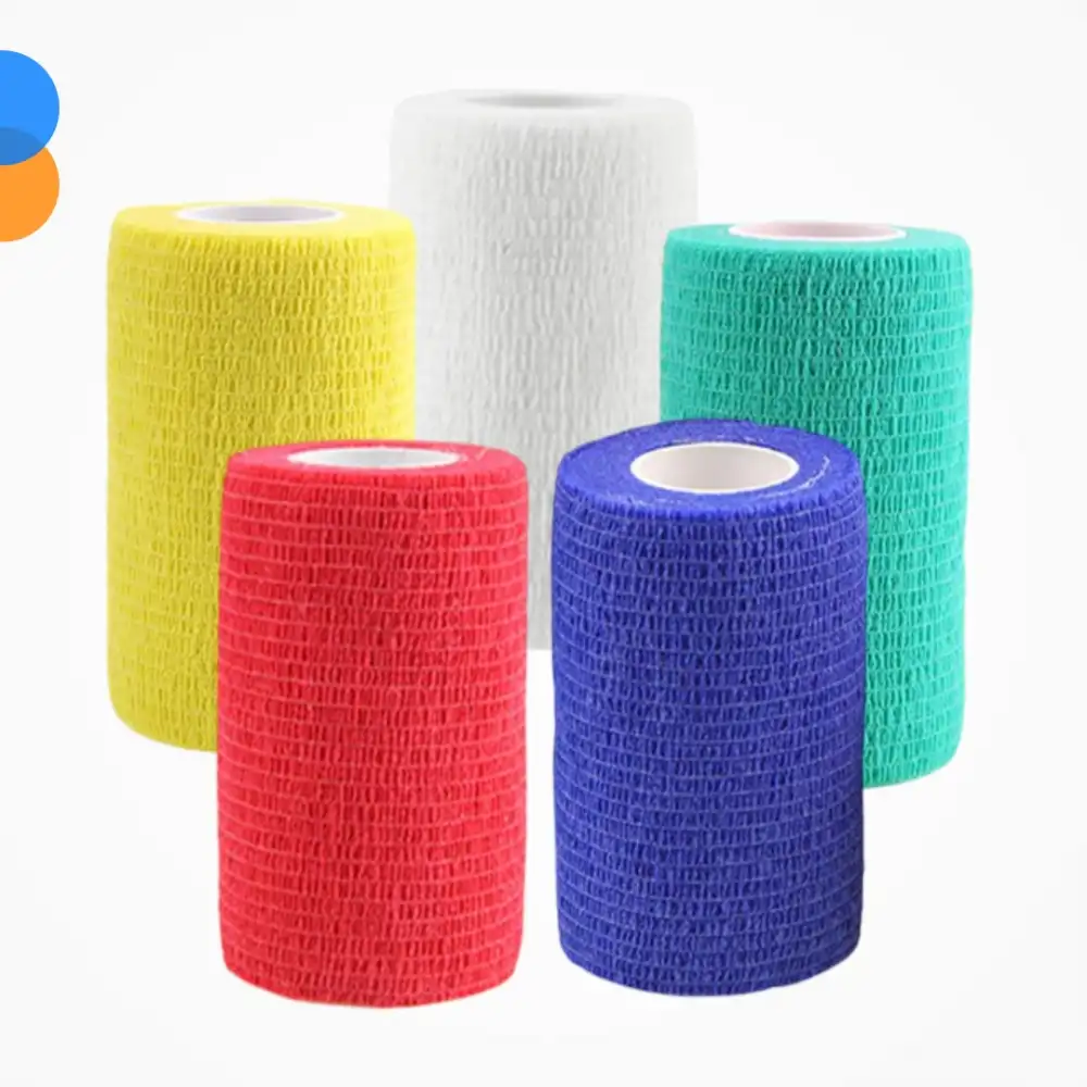 Tules Flex Bandaj 10 cm x 4,5m Kendinden Yapışkanlı