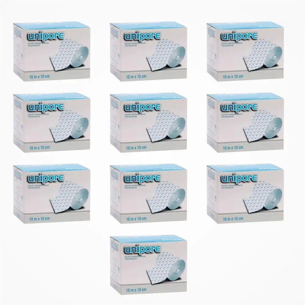 Unipore Fix Esnek Flaster 10cm x 10m - 10 Adet