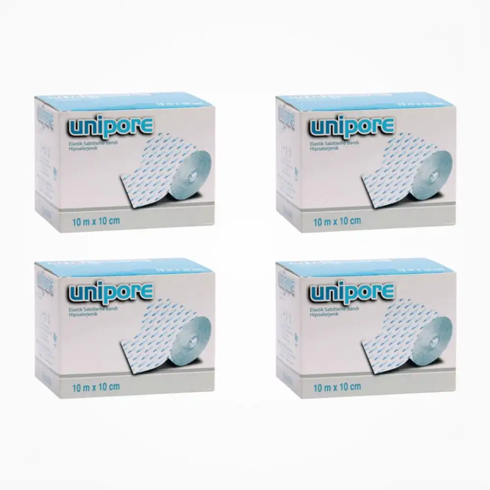 Unipore Fix Esnek Flaster 10cm x 10m - 4 Adet