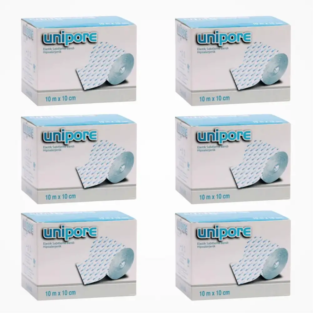 Unipore Fix Esnek Flaster 10cm x 10m - 6 Adet