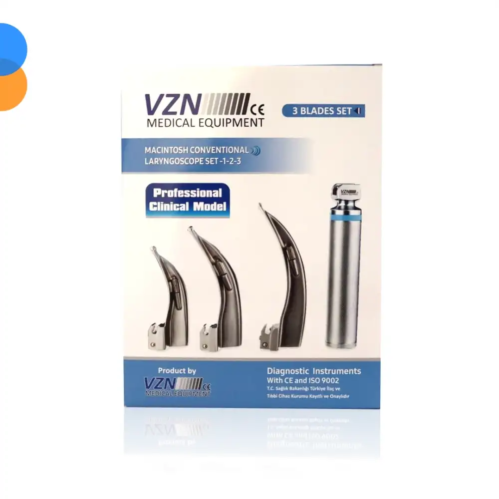 VZN Laringoskop Set 3 Blade Macintosh