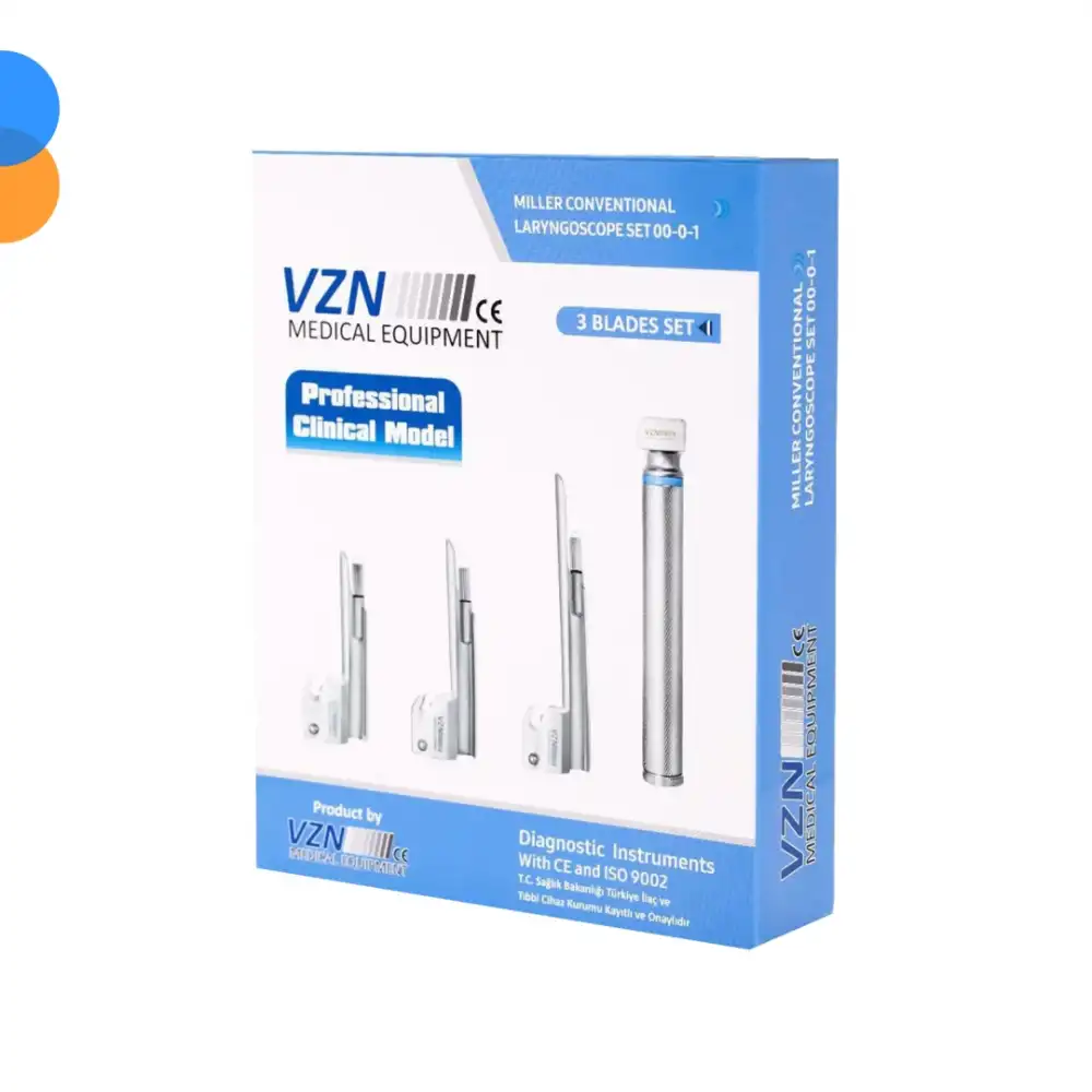 VZN Laringoskop Set 3 Blade Macintosh