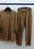 BAMBU MODAL TUNİK & PANTOLON TAKIM - Camel