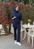 MODAL TUNİK PANTOLON TAKIM - Lacivert