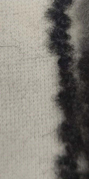 POLAR YÜN YELEK - MODAL TUNİK PANTOLON TAKIM - Ekru/Siyah