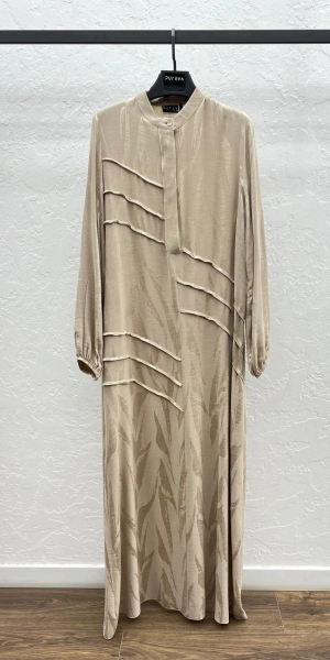 JAKAR CUPRA ELBİSE - Bej